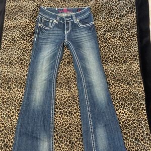 2 pairs of girls Rock and Roll jeans